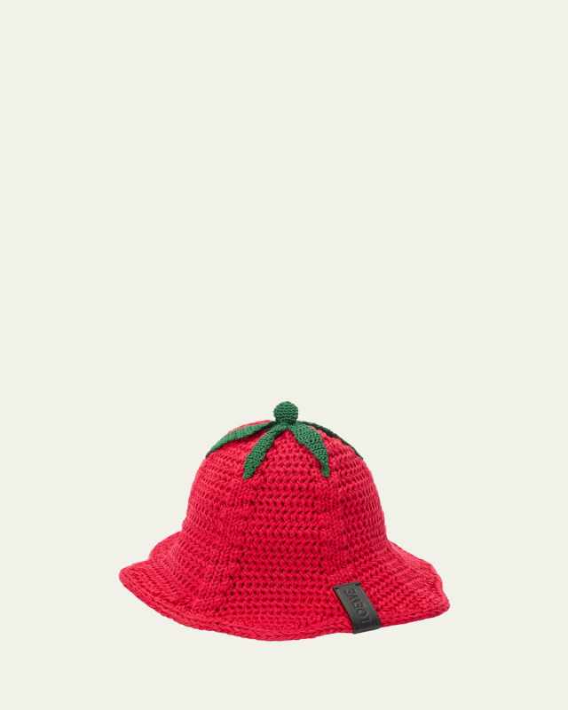 Crochet Tomato Bucket Hat